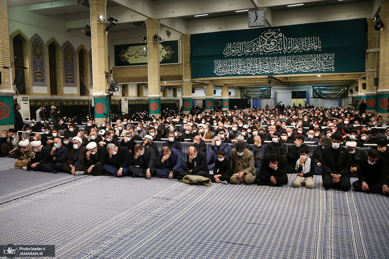 مراسم عزاداری شام شهادت حضرت فاطمه‌ زهرا (س) در حسینیه امام خمینی