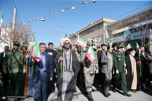 مراسم بزرگداشت 12 بهمن و گلباران بیت امام خمینی(س) در قم