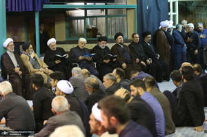 مراسم بزرگداشت آیت الله حسن صانعی (ره) در حسینیه جماران -1