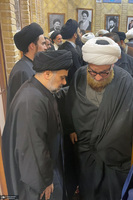 مراسم بزرگداشت آیت الله موسوی بجنوردی (ره) در بیت امام خمینی در نجف