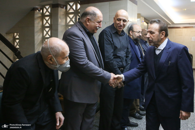 مراسم ختم مادر همسر بهزاد نبوی