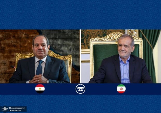 پزشکیان: ایران آماده همکاری برای ارتقای شرایط امنیتی و تقویت صلح و ثبات منطقه است/ سوابق عملکرد رژیم صهیونیستی، جای هیچ‌گونه اعتمادی به آن باقی نمی‌گذارد/ السیسی: بسیار اهمیت دارد که تلاش کنیم تا یک ترتیبات امنیتی جامع منطقه‌ای ایجاد شود