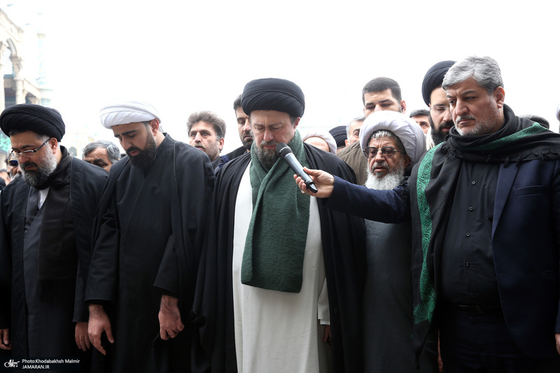 مراسم شییع و نماز