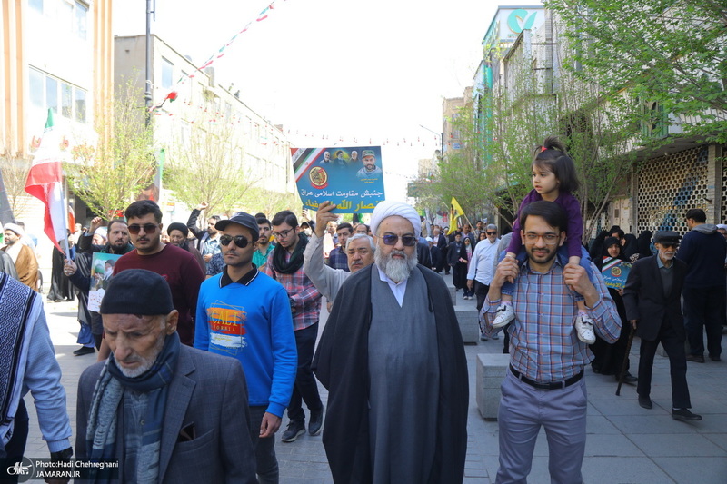 راهپیمایی باشکوه روز قدس در قم -2