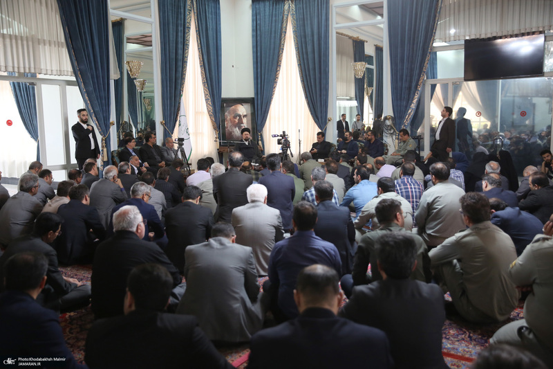 دیدار رئیس، معاونان و کارکنان سازمان حفاظت محیط زیستبا سید حسن خمینی