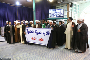 بازدید جمعی از علمای نجف از حسینه و مجموعه فرهنگی جماران