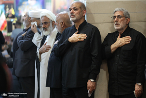 مراسم چهلمین روز شهادت سپهبد حسین سلامی