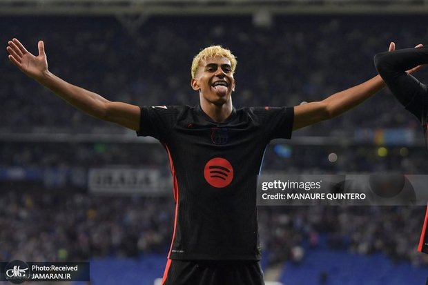 ویدیوی سوپرگل دیدنی یامال برای بارسلونا مقابل اسپانیول