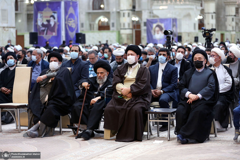 مراسم دوازدهمین سالگرد رحلت همسر گرامی امام و بیست و هفتمین سالگرد ارتحال سید احمد خمینی (ره)