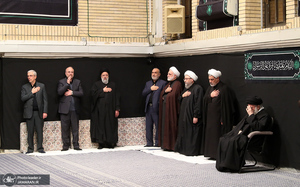 مراسم عزاداری شب شهادت حضرت فاطمه‌زهرا (س) در حسینیه امام خمینی