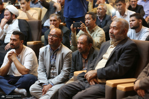 دیدار مسئولین هیت های مذهبی اتباع استان تهران با سید حسن خمینی