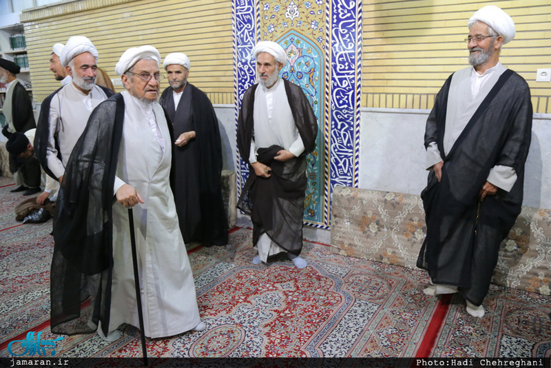 نخستین جلسه درس آیت الله العظمی صانعی در سال جدید تحصیلی 