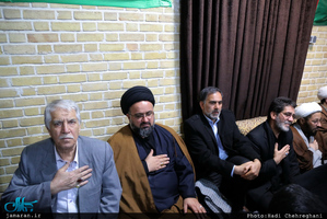 مراسنم عزاداری شهات حضرت زهرا(س) در بیت تاریخی امام خمینی در قم