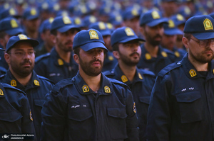 تجدید میثاق دانشجویان و فرماندهان دانشگاه افسری و تربیت پلیس امام حسن مجتبی‎‎ (ع) با آرمان حضرت امام خمینی (س)