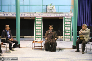 دیدار اعضای شورای مرکزی حزب اعتماد ملی با سید حسن خمینی