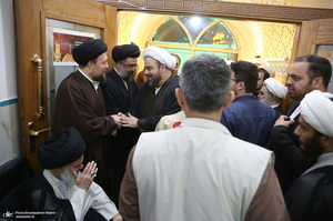 مراسم ختم همسر شهید آیت الله سید مصطفی خمینی (ره) -2