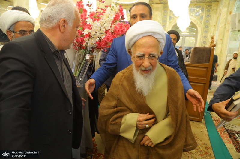 تقدیر از آیت الله العظمی جوادی آملی به‌مناسبت روز معلم‎