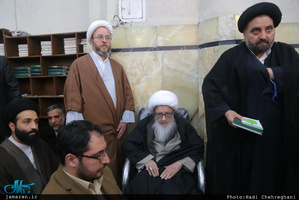 مراسم بزرگداشت آیت الله سید مهدی ابن الرضا(ره) در مسجد اعظم قم