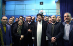  دیدار وزیر و جمعی از کارکنان وزارت راه و شهرسازی با سید حسن خمینی 
