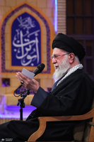 دیدار خانواده شهدای اقتدار با رهبر انقلاب در روز میلاد امیرالمومنین (ع)