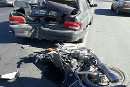 پسر ۱۵ ساله پس از گرفتن موتورسیکلت از پارکینگ دوباره تصادف کرد و فوت کرد  عکس