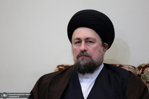 دیدار جمعی از روحانیون با سید حسن خمینی - تسلیت سید حسن خمینی