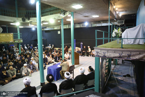 مراسم چهلمین روز در گذشت  آیت الله صانعی در حسینیه جماران  2