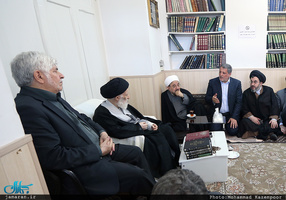 دیدارهای خانواده آیت الله هاشمی رفسنجانی با آیات و مراجع عظام