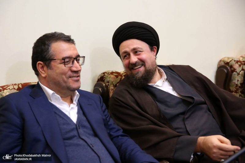 دیدار وزیر ، معاونان و کارکنان وزارت صمت با سید حسن خمینی