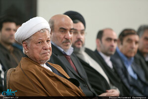 دیدار سرپرست، معاونین و جمعی از کارکنان و دانشجویان دانشگاه آزاد واحد یادگار امام با آیت الله هاشمی رفسنجانی