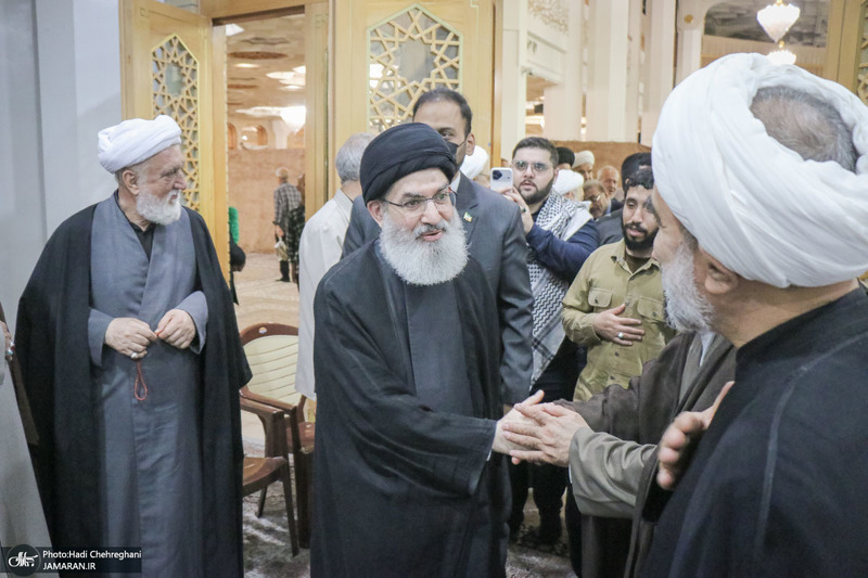 مراسم بزرگداشت آیت‌الله العظمی فیاض در حرم مطهر حضرت معصومه (س)