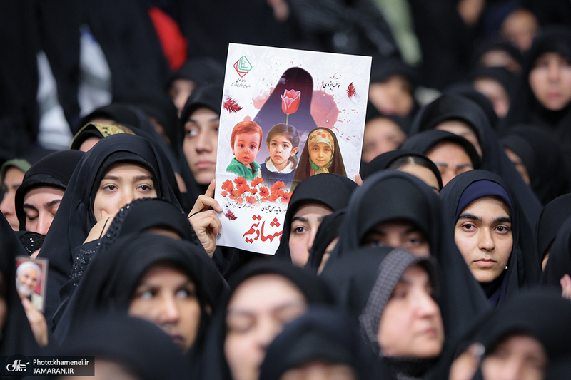 مراسم عزاداری شب شهادت حضرت زهرا (س) در حسینیه امام خمینی(ره)