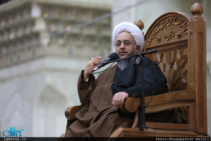 مراسم عزاداری شب شهادت حضرت زهرا(س) در حرم امام خمینی (س)