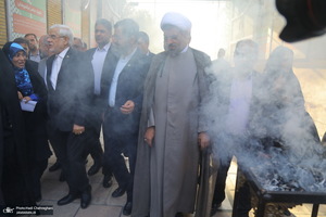 حضور محمدرضا عارف در قم
