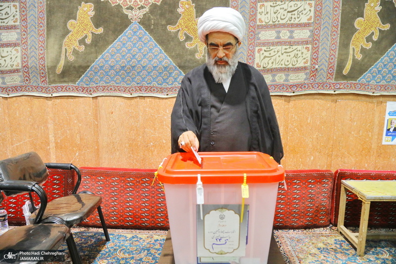 حضور مراجع و علما در مرحله دوم انتخابات ‎ریاست جمهوری 1403