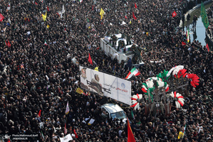 حضور میلیون ها تهرانی در تشییع پیکر مطهر سردار قاسم سلیمانی - 3