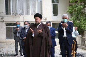 دیدار دبیر کل و اعضای شورای مرکزی حزب اعتماد ملی با سید حسن خمینی