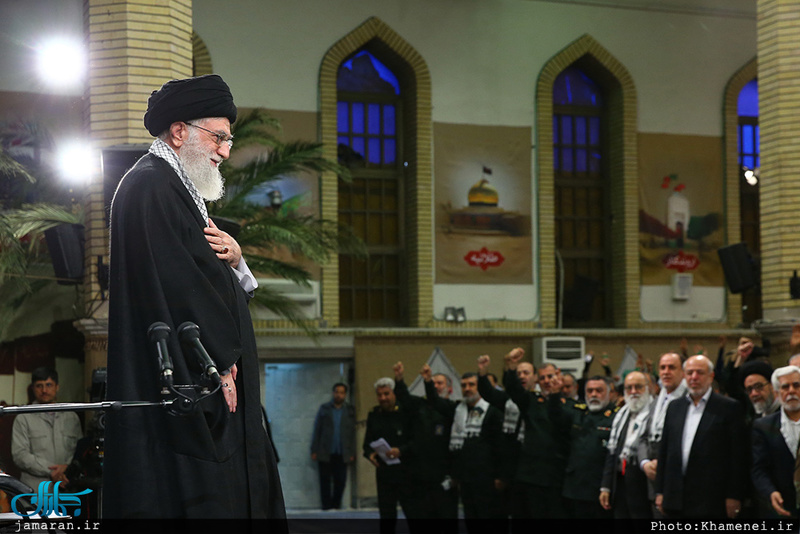 دیدار دست‌اندرکاران راهیان نور با رهبر معظم انقلاب 