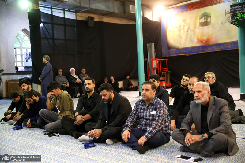 مراسم عزاداری هیئت «حسین جانم» در حسینیه جماران