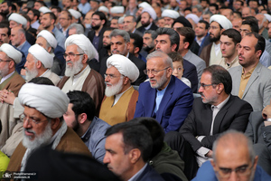 دیدار مسئولان نظام و سفرای کشورهای اسلامی با رهبر معظم انقلاب