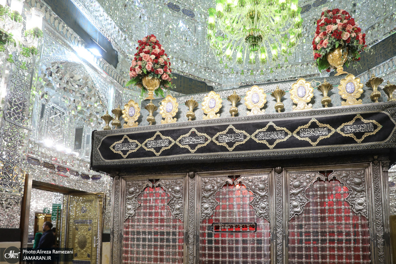 غباروبی ضریح مطهر حضرت عبدالعظیم حسنی (ع) و امام زاده حمزه (ع)