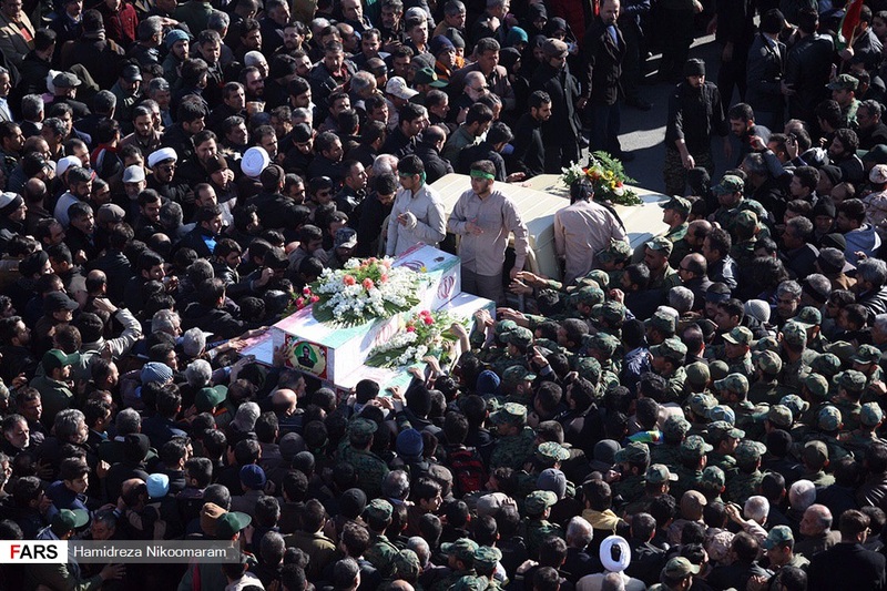 مراسم تشییع شهدای امنیت در اصفهان