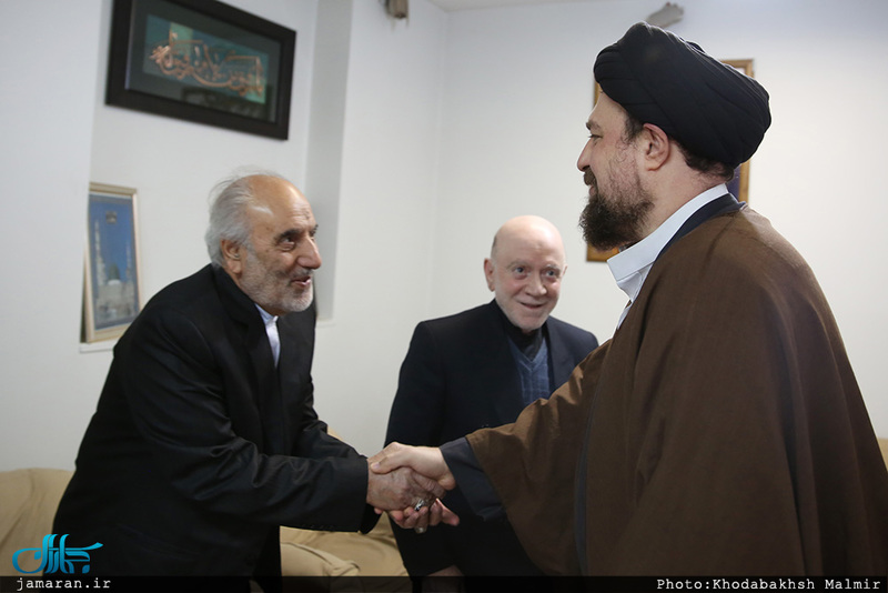 دیدار جمعی از اعضای شورای مرکزی حزب مؤتلفه با سید حسن خمینی 