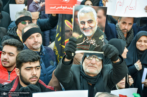  حضور میلیون ها تهرانی در تشییع پیکر مطهر سردار قاسم سلیمانی - 9 