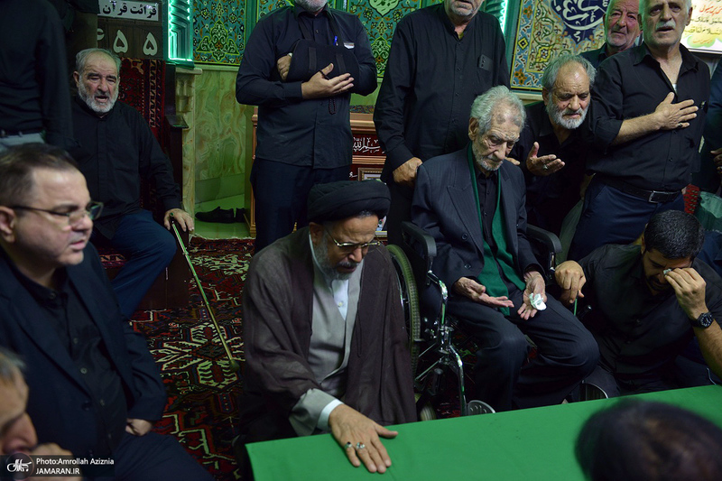 مراسم تشییع سیدعلی صنیع خانی از مسجد الرسول (ص) نازی آباد