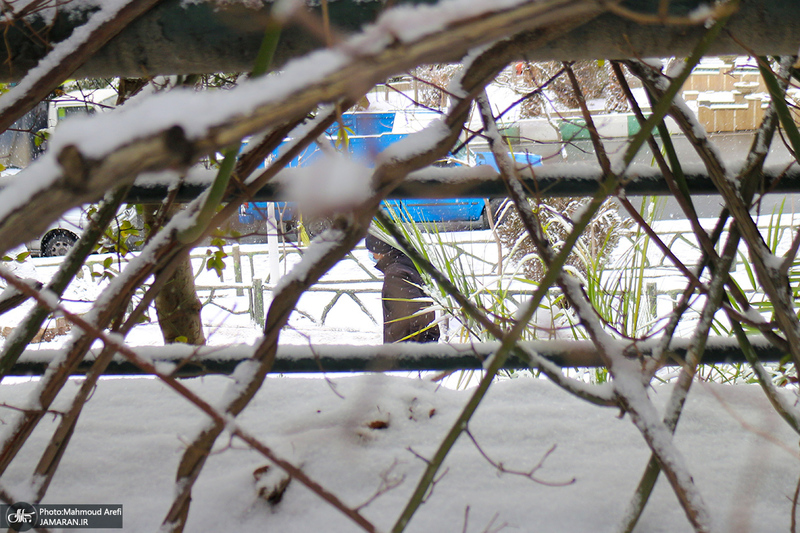 برف امروز تهران - 25 دیماه 1401