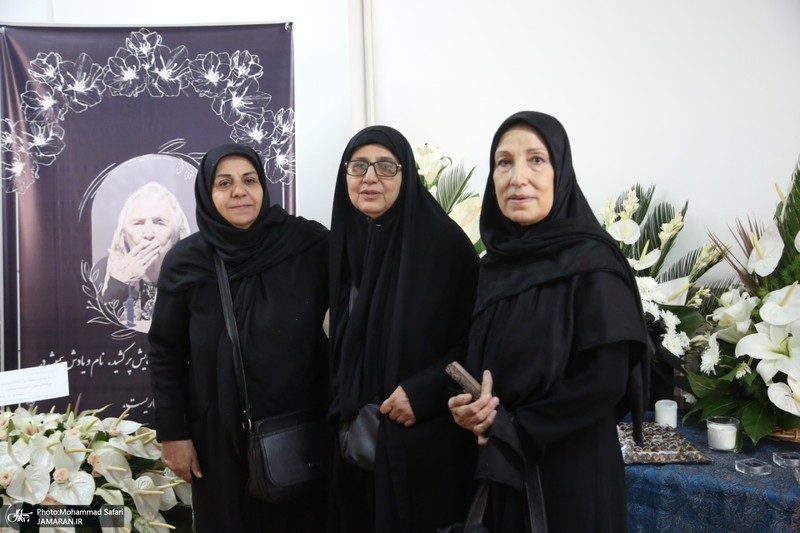 مراسم تشییع ثمینه باغچه‌بان