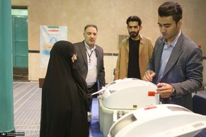 حضور سید حسن خمینی در دور دوم انتخابات مجلس شورای اسلامی