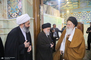 مراسم تشییع و خاکسپاری آیت الله نورالله شاه آبادی(ره) در قم