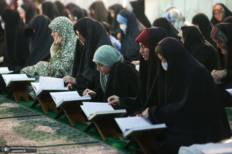 محفل انس با قرآن کریم در حرم مطهر حضرت عبدالعظیم حسنی (ع)
